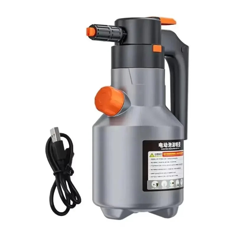 Electric High-Pressure Foam Sprayer for Effortless Auto Detailing