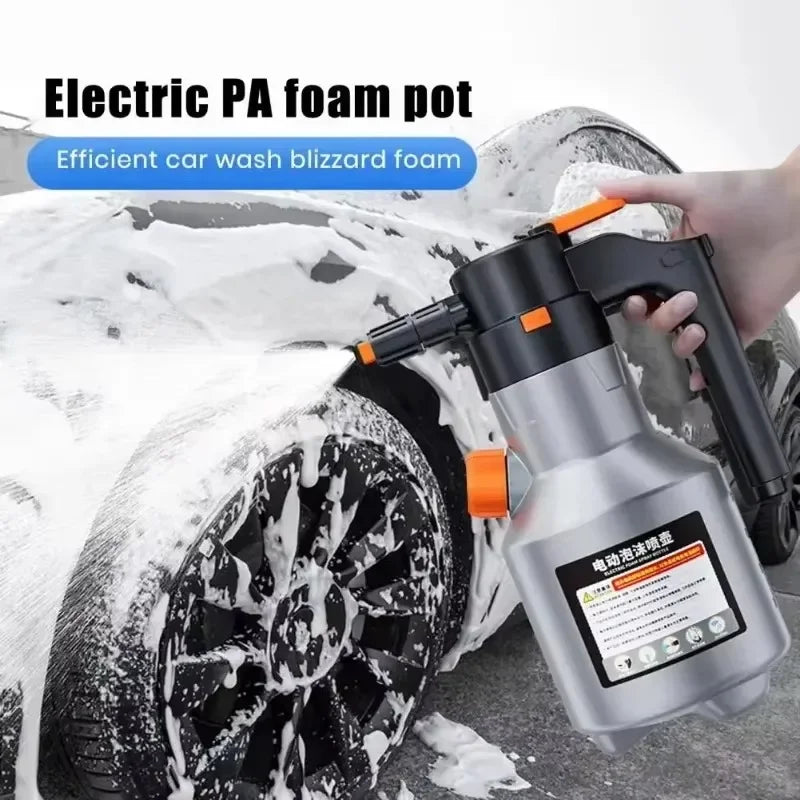 Electric High-Pressure Foam Sprayer for Effortless Auto Detailing