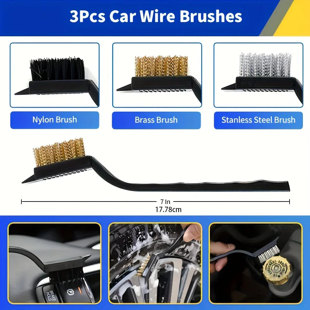 All-in-One 27-Piece RV & Car Wash Arsenal: Ultimate Cleaning Brushes, Tools & Coral Fleece Essentials