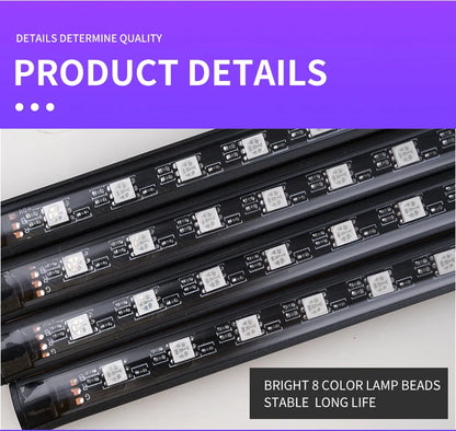 Neon RGB LED Footwell Strip Lights with App &amp; Music Sync Magic