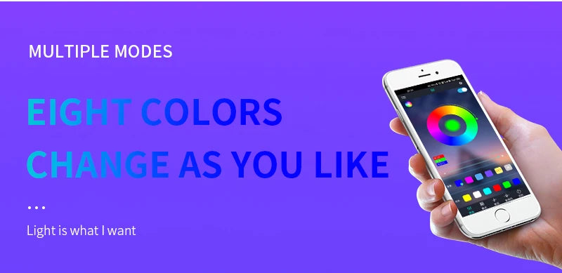 Neon RGB LED Footwell Strip Lights with App &amp; Music Sync Magic