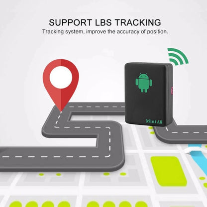 A8 Mini GPS Tracker: Real-Time Car & Anti-Lost Key Finder with Free App & Website Access