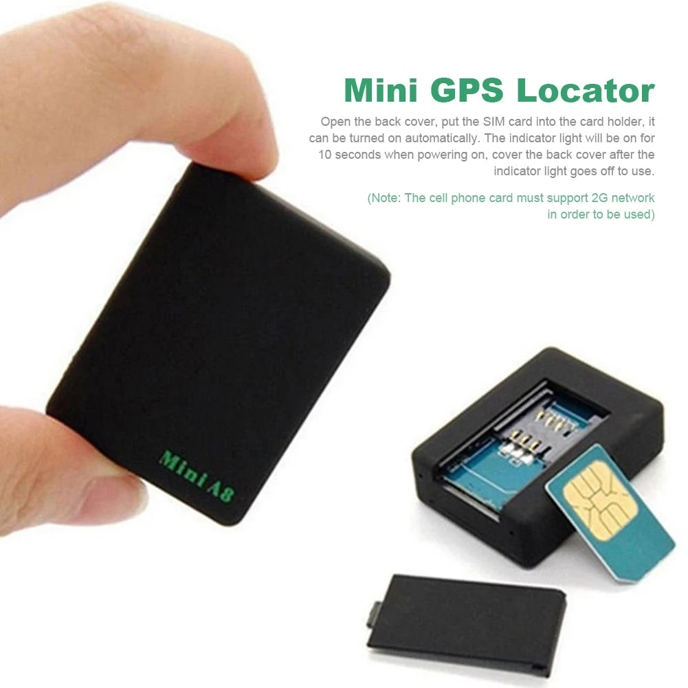 A8 Mini GPS Tracker: Real-Time Car & Anti-Lost Key Finder with Free App & Website Access