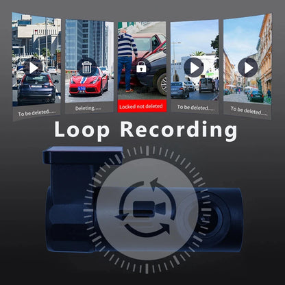 Smart Dash Cam Pro: APP-Controlled 1080P Night Vision DVR for Crystal-Clear Drive Recording