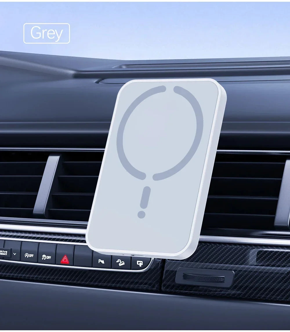 MagSafe Mastery: 100W Wireless Car Charger with Air Vent Holder for iPhone 15/14/13 Pro Max – Charge & Conquer the Drive!