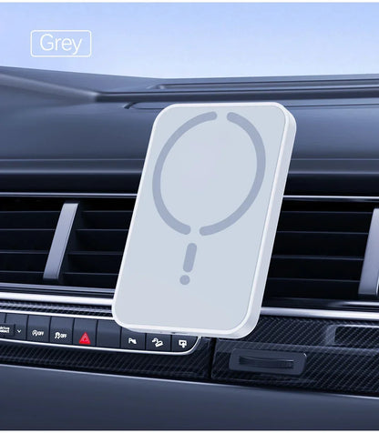 MagSafe Mastery: 100W Wireless Car Charger with Air Vent Holder for iPhone 15/14/13 Pro Max – Charge & Conquer the Drive!