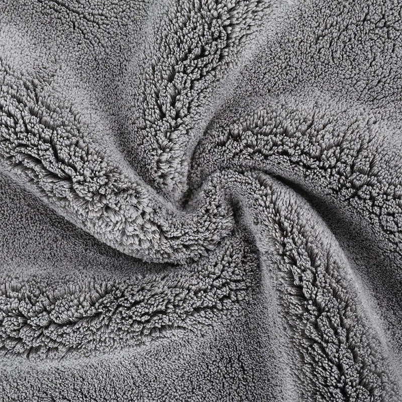 Deluxe Ultra-Plush Coral Microfiber Towels: 1200GSM Super-Absorbent for Streak-Free Car Shine (Multiple Sizes)