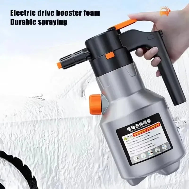 Electric High-Pressure Foam Sprayer for Effortless Auto Detailing