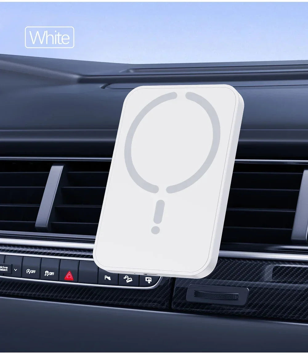 MagSafe Mastery: 100W Wireless Car Charger with Air Vent Holder for iPhone 15/14/13 Pro Max – Charge & Conquer the Drive!