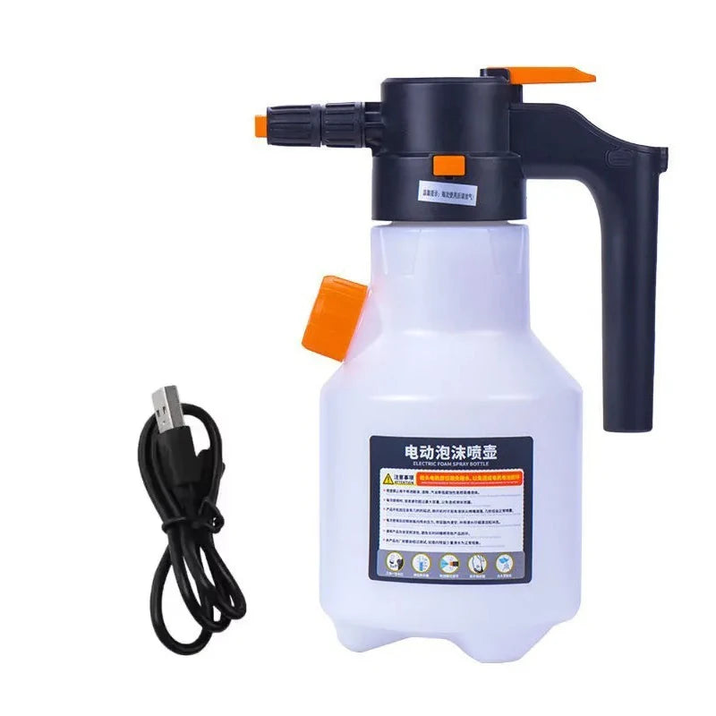 Electric High-Pressure Foam Sprayer for Effortless Auto Detailing