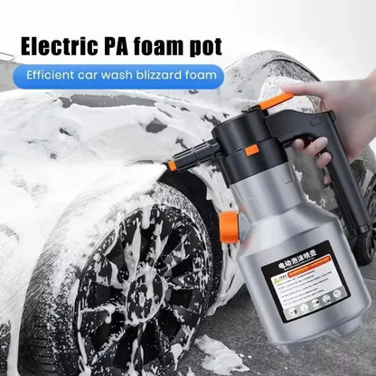 Electric High-Pressure Foam Sprayer for Effortless Auto Detailing