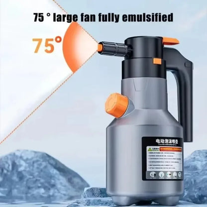 Electric High-Pressure Foam Sprayer for Effortless Auto Detailing