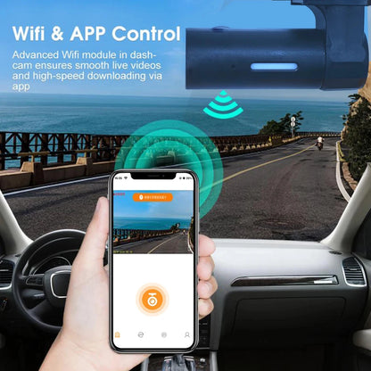 Smart Dash Cam Pro: APP-Controlled 1080P Night Vision DVR for Crystal-Clear Drive Recording