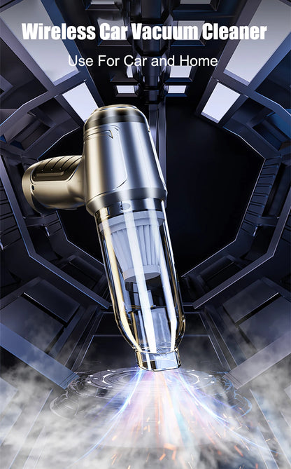 TurboVac 9500PA: Powerful Handheld Wireless Car Vacuum for Spotless Interiors